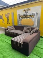 5 Seater L Shape Sofa ( needs cleaning and adjustment) - Image 11
