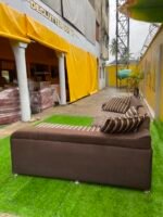 5 Seater L Shape Sofa ( needs cleaning and adjustment) - Image 10