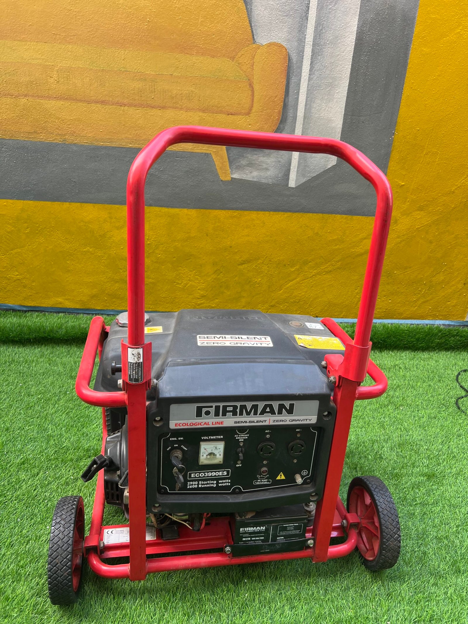 IMG_9158 Neatly Used Firman 2.5kva ECO3990ES Dual Fuel Generator (key starter not working) - Image 1