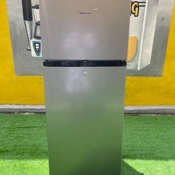 Relatively New 205Litres Hisense Double Door Refrigerator Silver- (REF205DR)