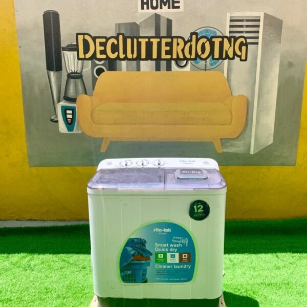 Barely Used 7Kg Rite-Tek Washing Machine Top Loader (TMW-207)