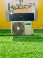 Barely Used 1HP Hisense Black Face Split Air Conditioner- Copper Condenser With Full Installation Kit(AS09DE) - Image 5