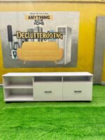Barely Used Top Quality White Tv Console