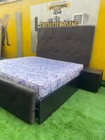 Neatly Used 6by6 Bedframe With Mattress - Image 2