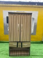 Neatly Used Wardrobe With 2 Doors and 2 Drawer With Shoe Rack