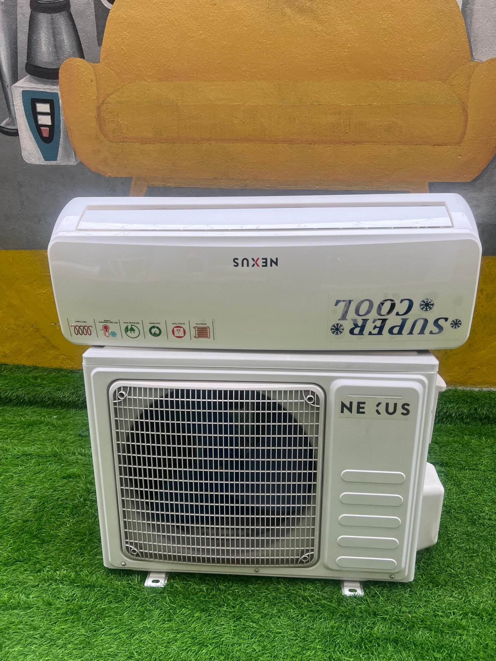 IMG_0838 2 Relatively New 1.5hp NEXUS R410 SPLIT AC WHITE - Image 1