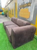 Neatly Used 2 Seater Brown Sofa - Image 2
