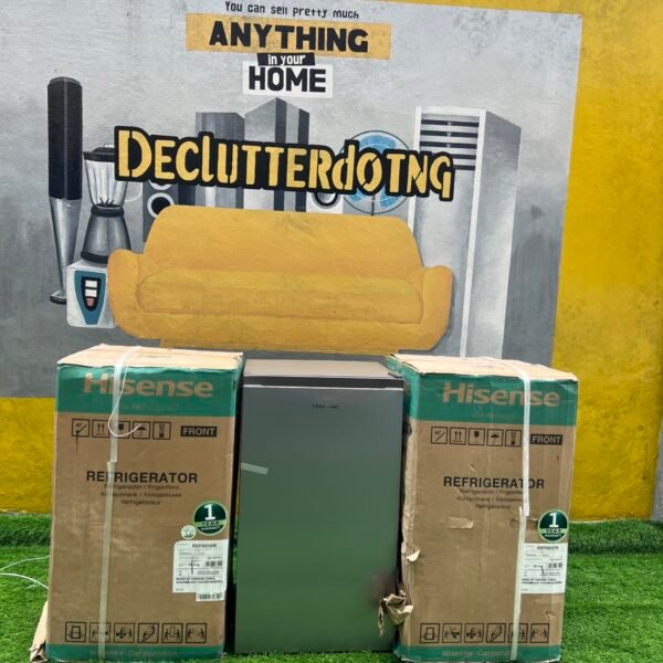 Brand New Hisense 90 Litres Single Door Refrigerator Silver - REF093DR