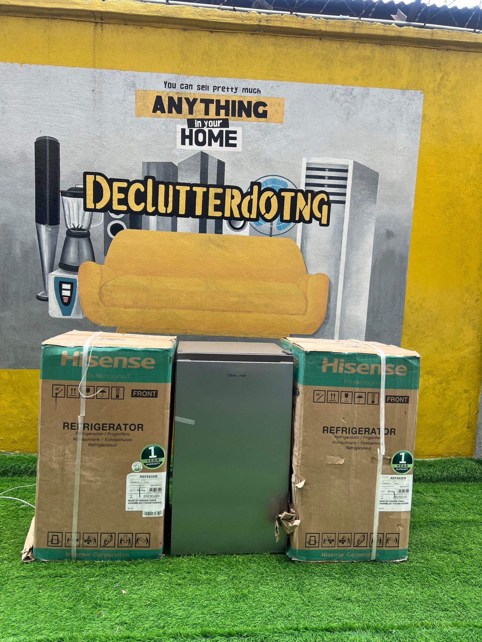 IMG_1598 Brand New Hisense 90 Litres Single Door Refrigerator Silver - REF093DR - Image 1