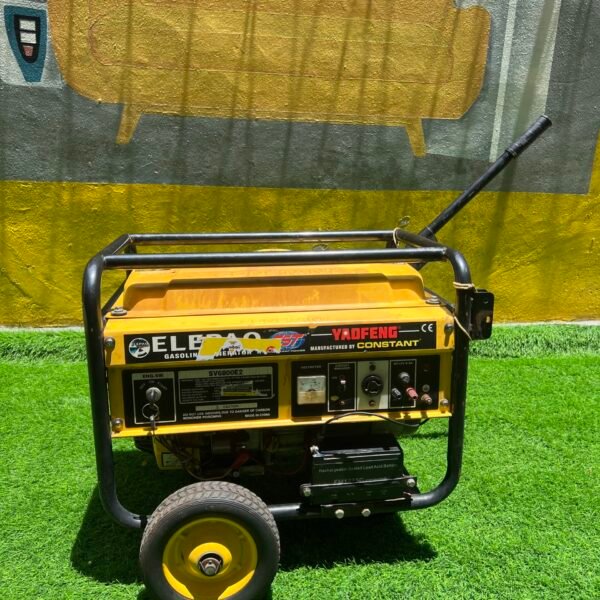 Barely Used 4.5kva Elepaq Generator 100% Copper -SV6800E2