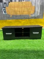 Barely Used Top Quality Brown Tv Console - Image 7