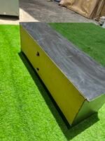 Barely Used Top Quality Brown Tv Console - Image 5