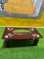 Barely Used Brown Tempered Glass Center Table - Image 4