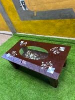 Barely Used Brown Tempered Glass Center Table - Image 5