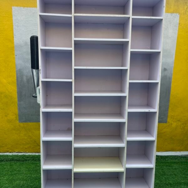 Barely Used White Multipurpose Bag / Shoe Rack