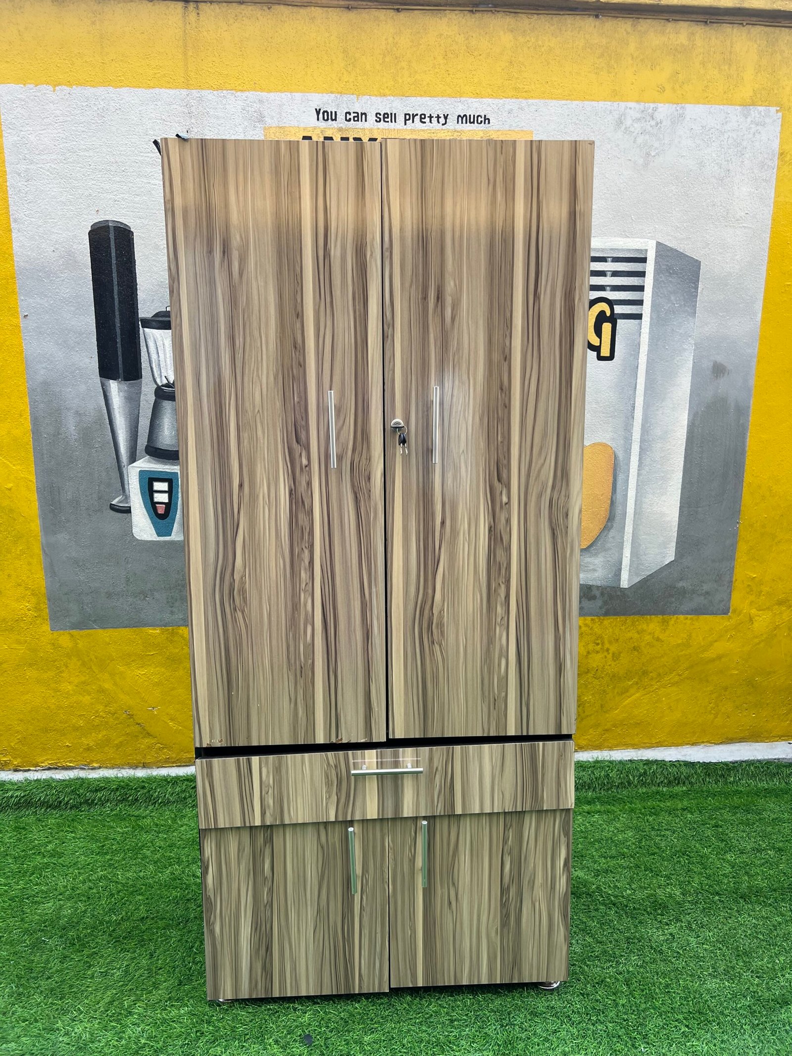 IMG_2018 Barely Used Piano Wardrobe With Drawers - Image 1