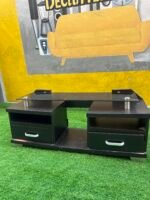 Neatly Used Brown Tv Console ( back cover needs to be replaced) - Image 9
