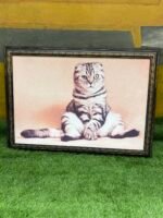 Brand New Sitting Cat Wall Frame (26by45inch) - Image 3