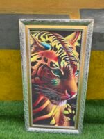 Barely Used Silver Tiger Wall Frame (23by33inch) - Image 3