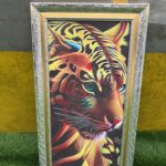 Barely Used Silver Tiger Wall Frame (23by33inch)