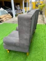 Neatly Used Grey Single Accent Chair - Image 2