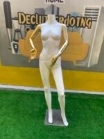 Neatly Used Gold And White Mannequine Without Head
