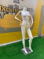 Neatly Used Gold And White Mannequine Without Head - Image 4