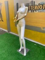 Neatly Used Gold And White Mannequine Without Head - Image 3
