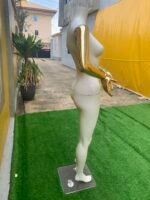 Neatly Used Gold And White Mannequine Without Head - Image 5