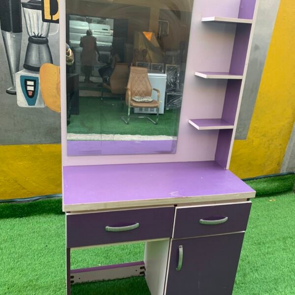 Neatly Used Dressing Table With Mirror And Drawer