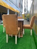 Neatly Used 4 Seater Yellow Dinning Set ( table needs some screws) - Image 7