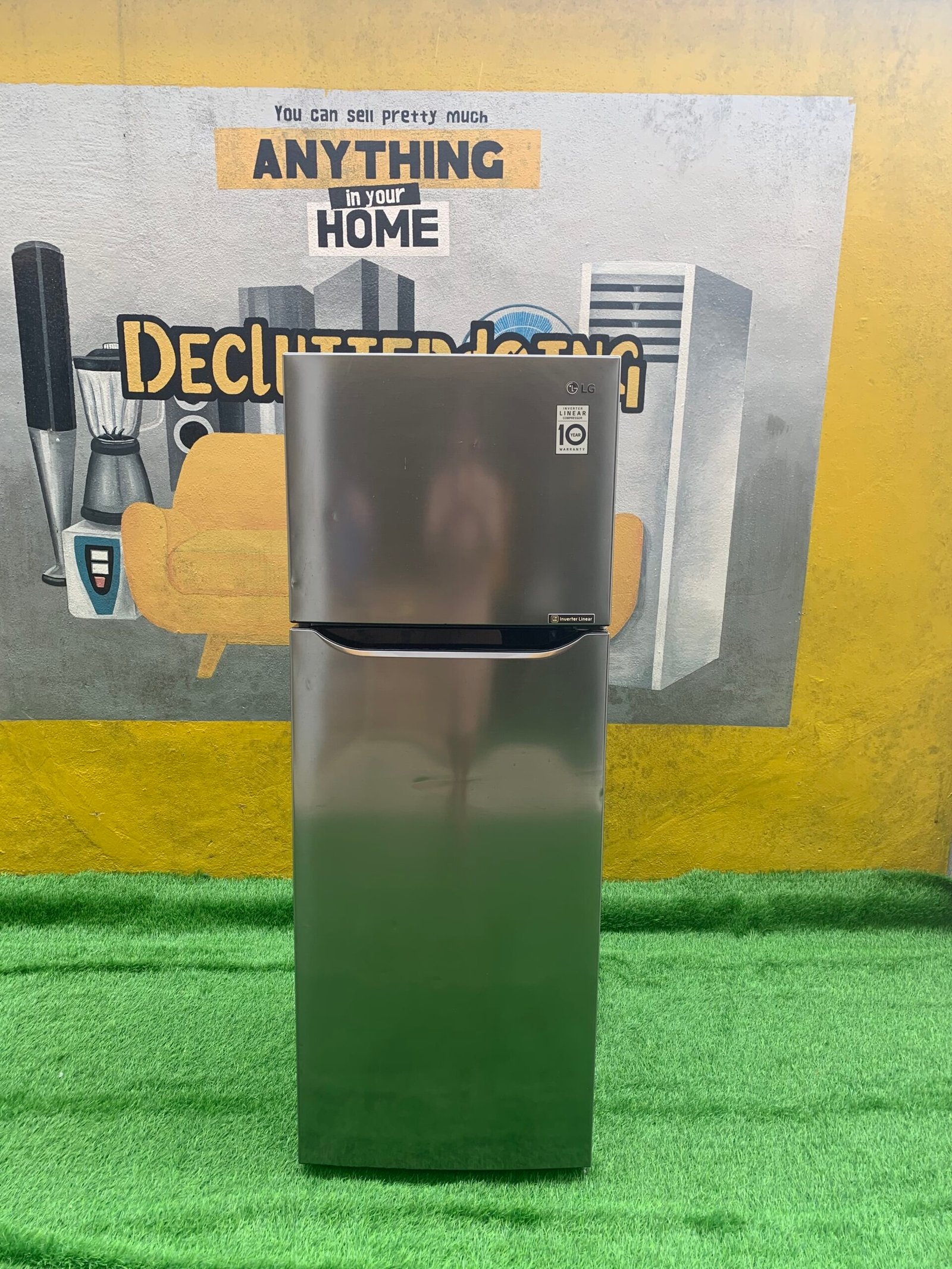 IMG_3543 Relatively New 225L LG Inverter Linear Double Door Refrigerator (GN-C222SLCN) - Image 1