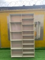 Barely Used White Multipurpose Shoe/Bag Rack - Image 2