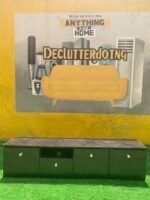 Barely Used Black Floating Console with 4 drawers - Image 8