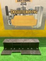 Barely Used Black Floating Console with 4 drawers - Image 6