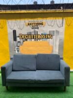 Neatly Used 2 Seater Grey sofa Set