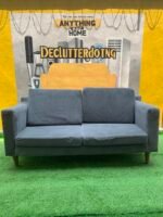 Neatly Used 2 Seater Grey sofa Set - Image 3