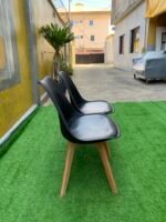 Barely Used Top Quality Black Dining Chair - Each - Image 3