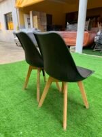 Barely Used Top Quality Black Dining Chair - Each - Image 4