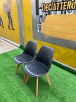 Barely Used Top Quality Black Dining Chair - Each - Image 7