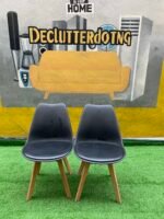 Barely Used Top Quality Black Dining Chair - Each