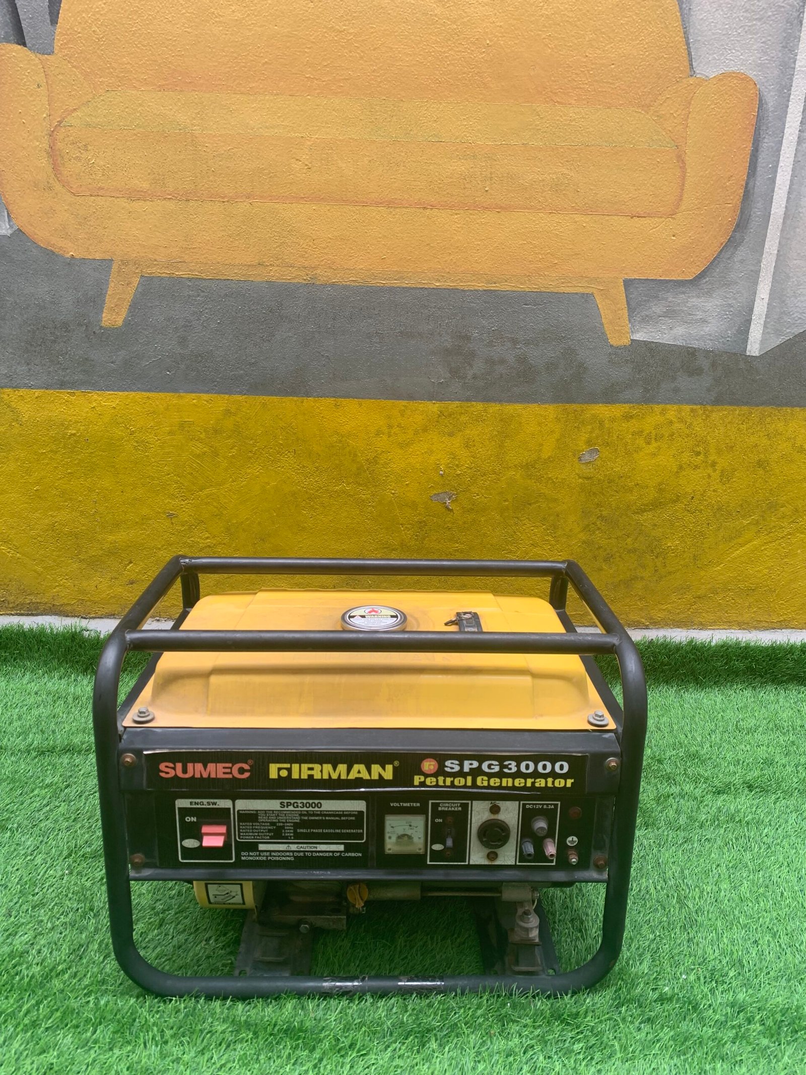 IMG_4127 Barely Used 2.5kva Sumec Firman Generator (SPG3000) - Image 1