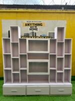 Barely Used Multipurpose White Book And Drink Shelf - Image 15
