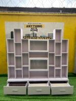 Barely Used Multipurpose White Book And Drink Shelf - Image 13