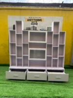 Barely Used Multipurpose White Book And Drink Shelf - Image 10