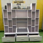 Barely Used Multipurpose White Book And Drink Shelf