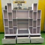 Barely Used Multipurpose White Book And Drink Shelf