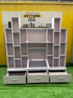 Barely Used Multipurpose White Book And Drink Shelf