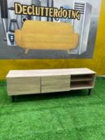 Brand New Brown Classic Tv Console - Image 11