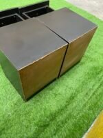 Barely Used 6by6 Black Sued Bedframe With Mattress And Two Side Drawers - Image 9